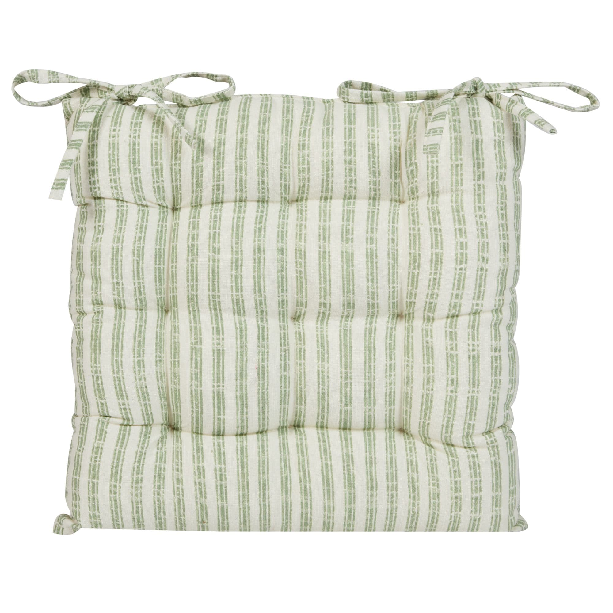 Vintage Style Striped Indoor Outdoor Chair Seat Pad Garden Furniture Cushion