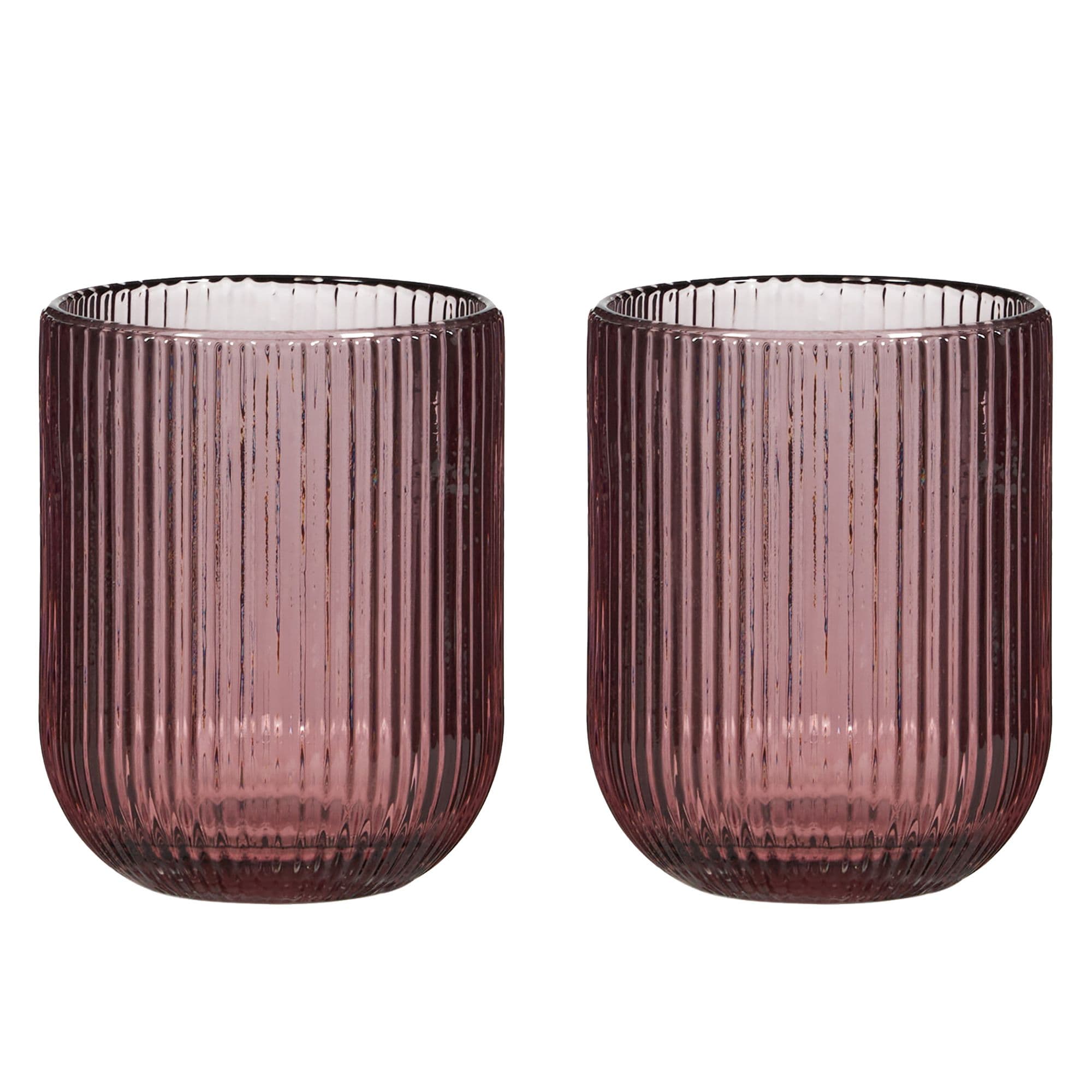 Set 2 Ribbed Short Tumbler Whisky Glasses Wedding Decorations Ideas