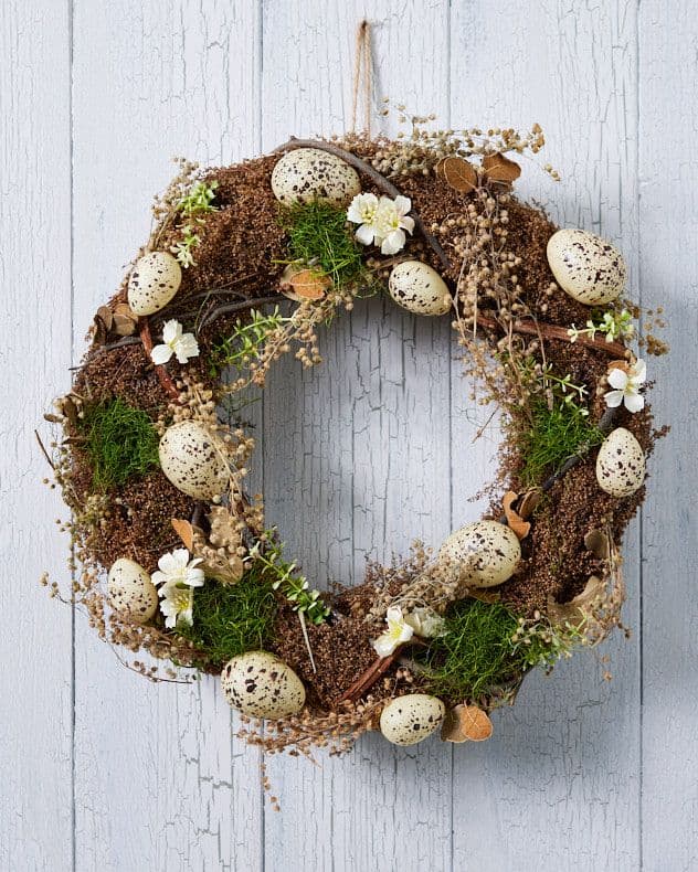 Evergreen Autumn Wreath Front Door Halloween Decorations Halloween Wreath 36cm