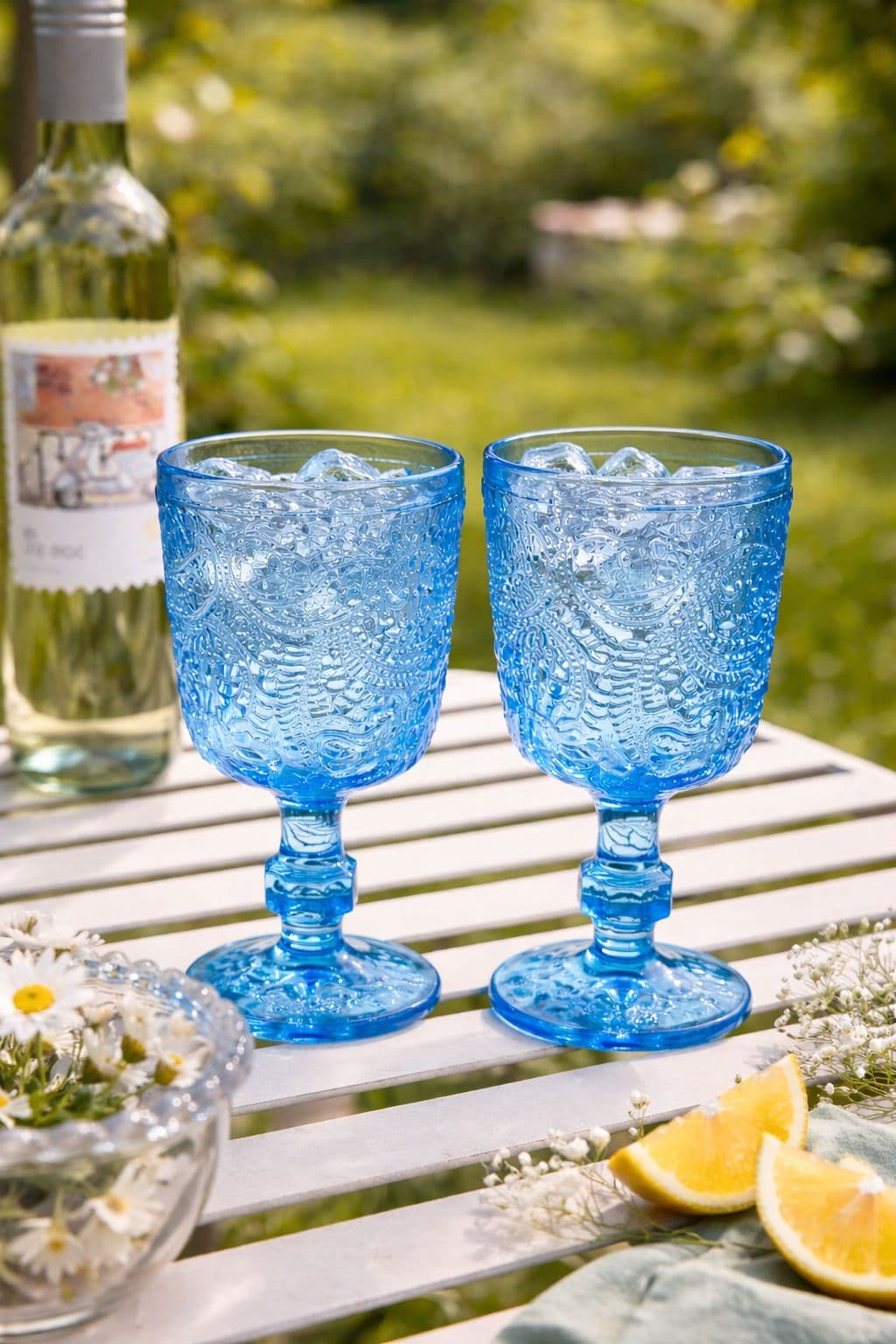 Set 2 Luxury Bright Drinking Wine Glass Wine Goblets