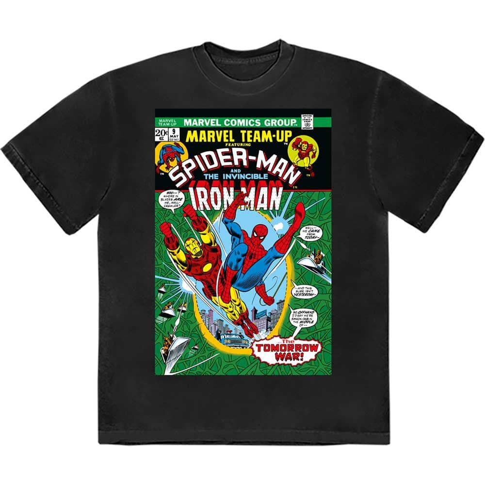 Spiderman Iron Man Comic Cover T Shirt