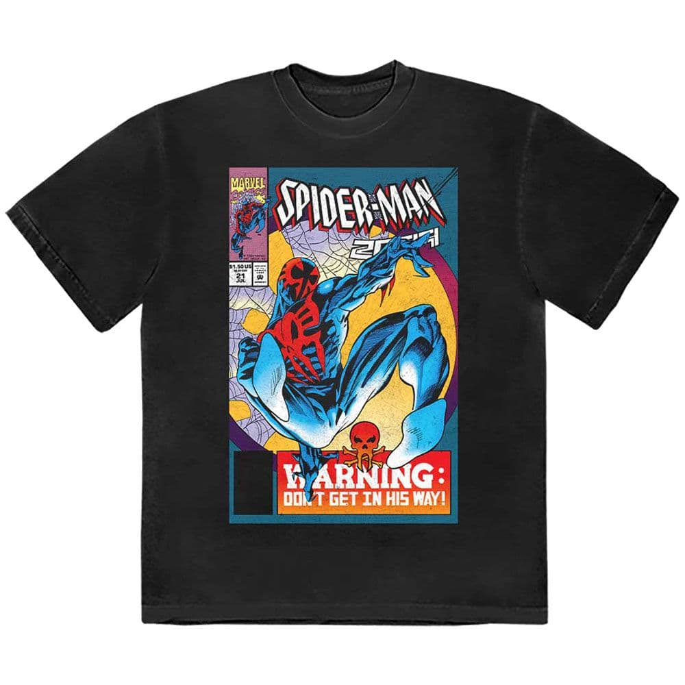 Spider Man Warning Comic Cover T Shirt