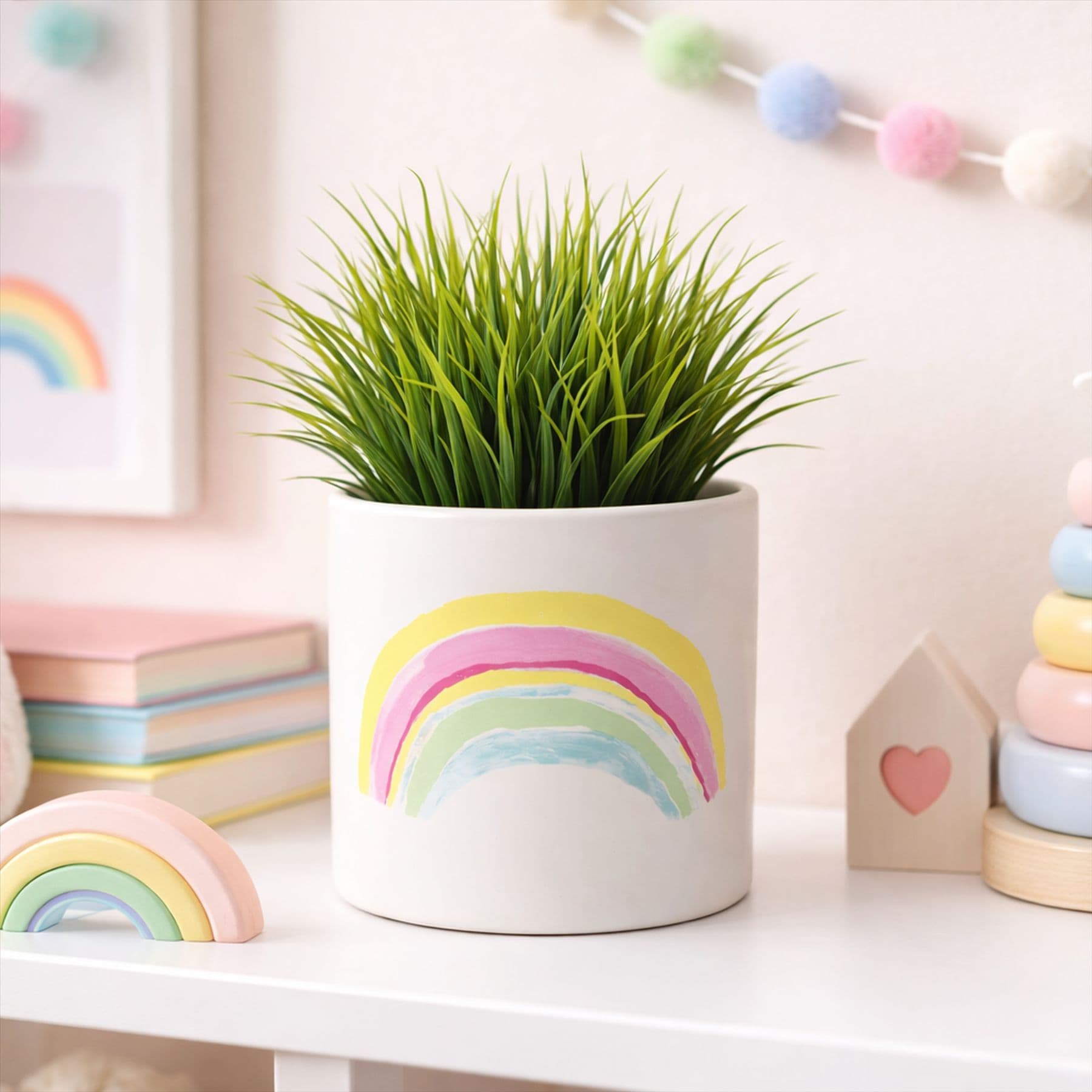 Ceramic Rainbow Multicolour Ceramic Planter Plant Pot Botanik