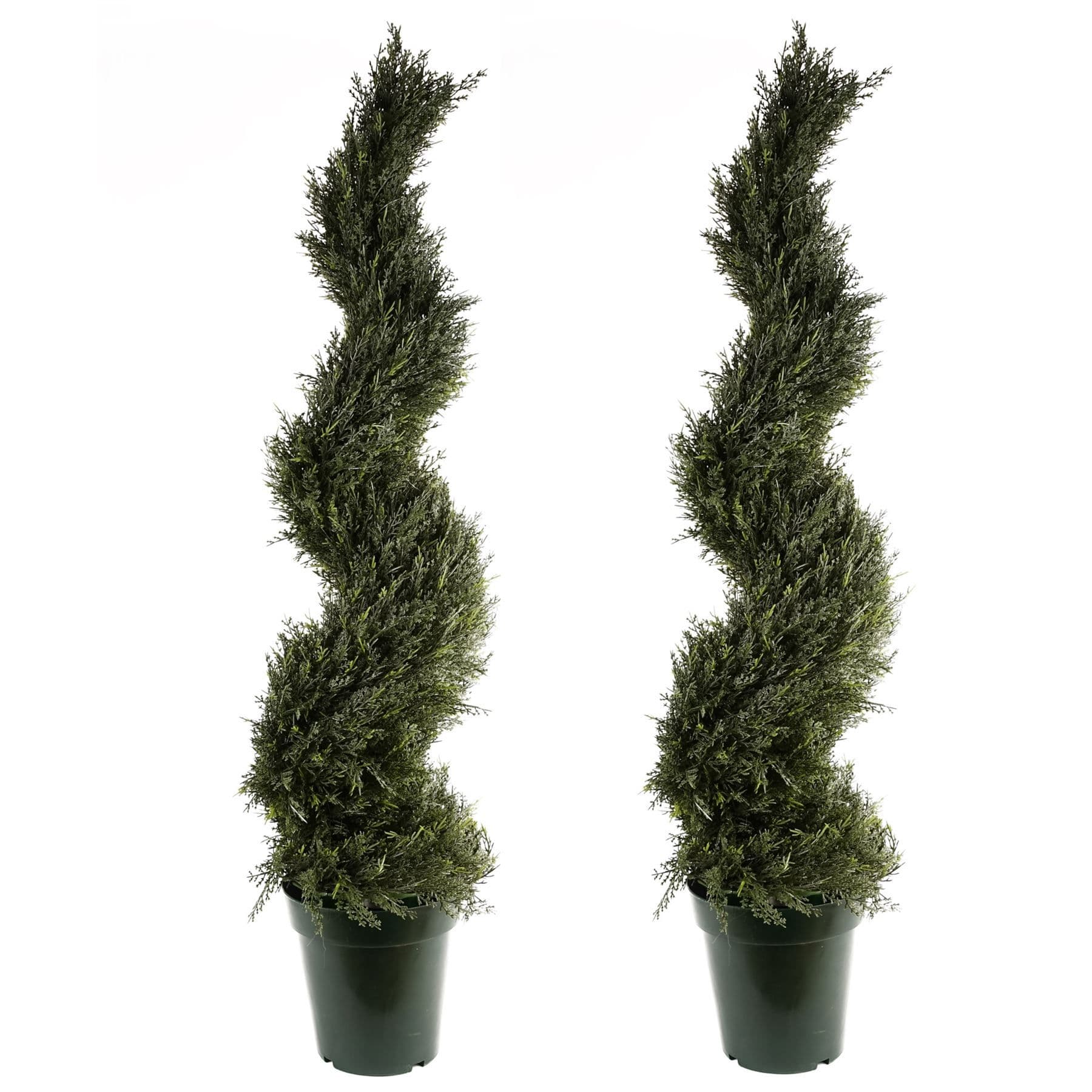 120cm UV Resistant Cypress Spiral Tree - 1848 Leaves