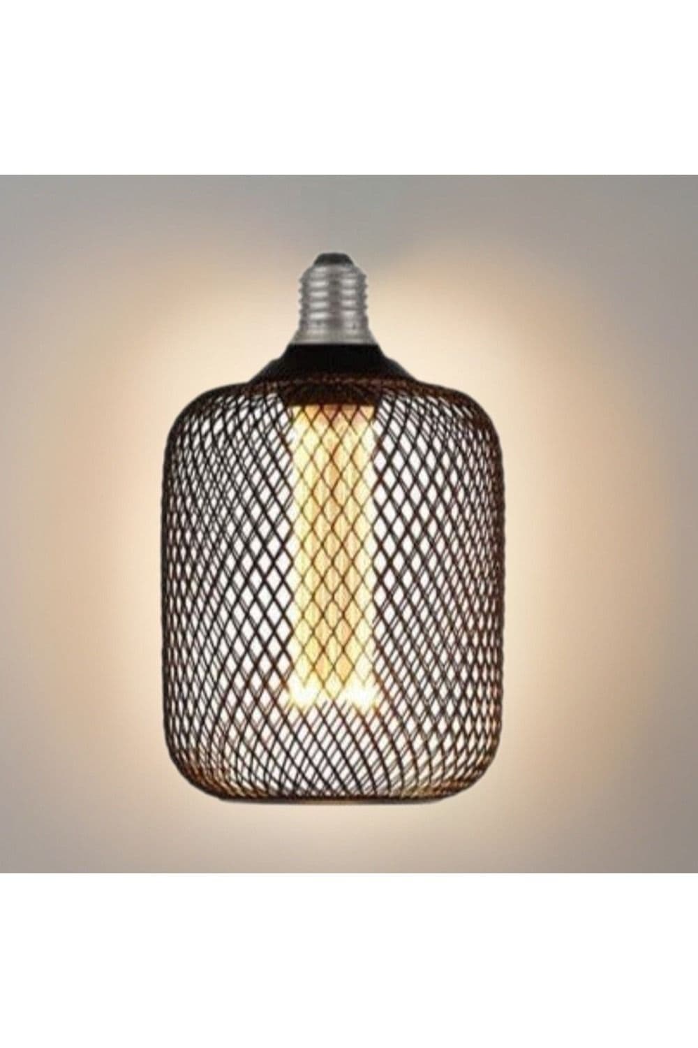 CGC Lighting Decorative Black Mesh Dimmable LED Bulb 1800K Ultra Warm
