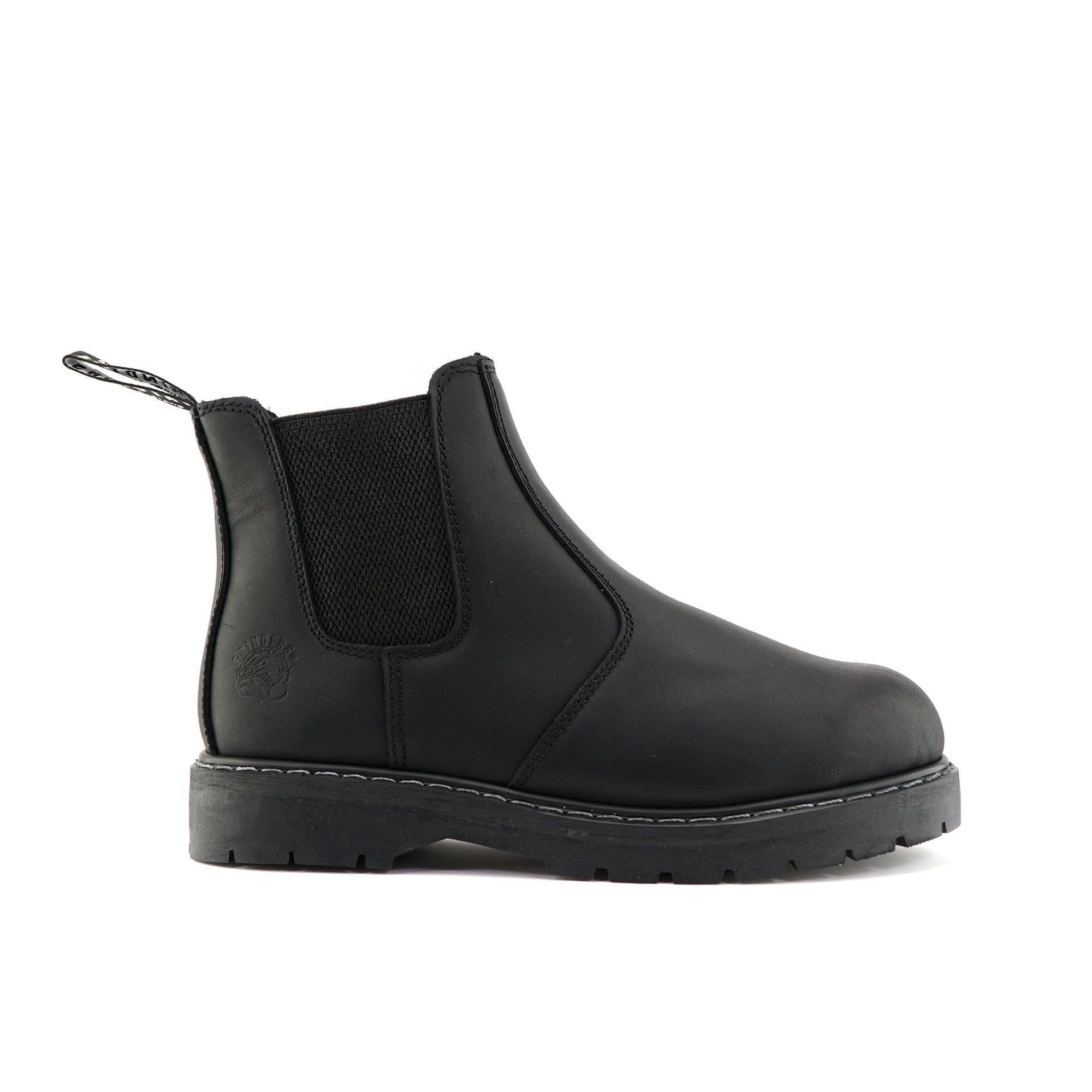 Leather Ankle Slip On Boots Chelsea ACS