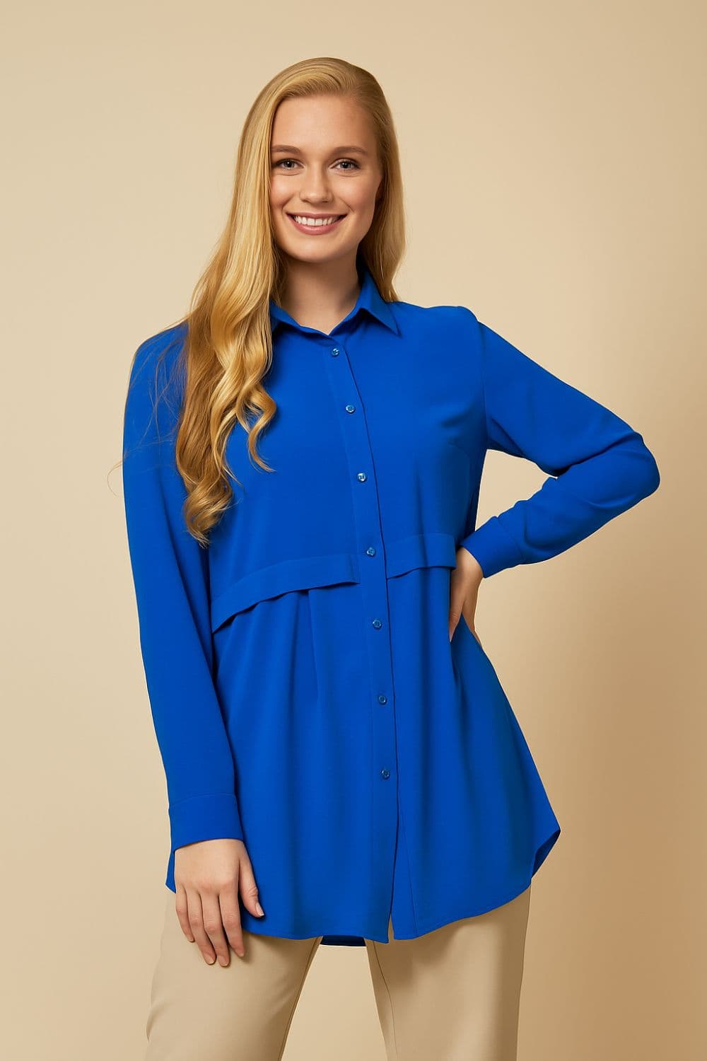 Long Sleeves Oversized Shirt