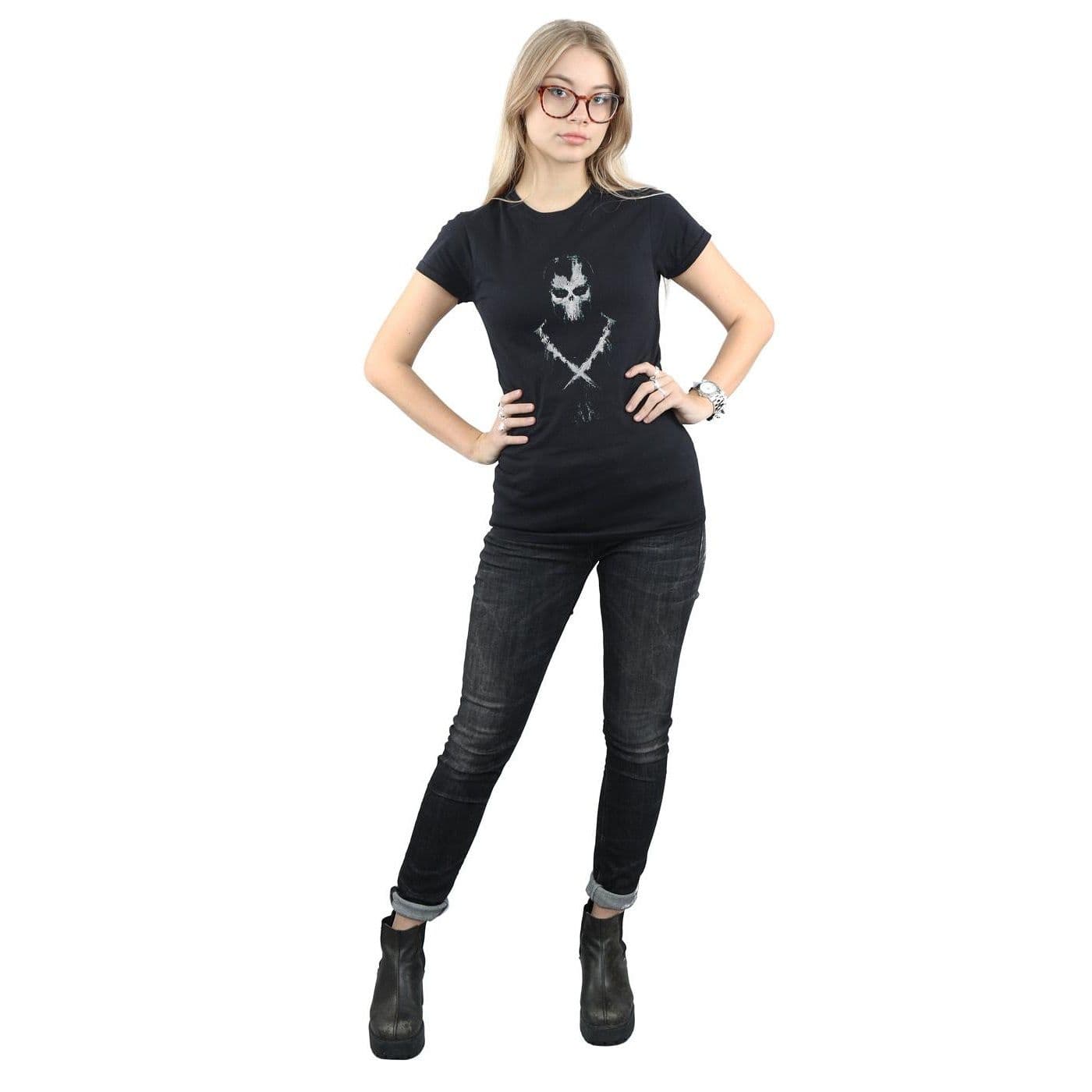 Captain America Civil War Crossbones Cotton T Shirt