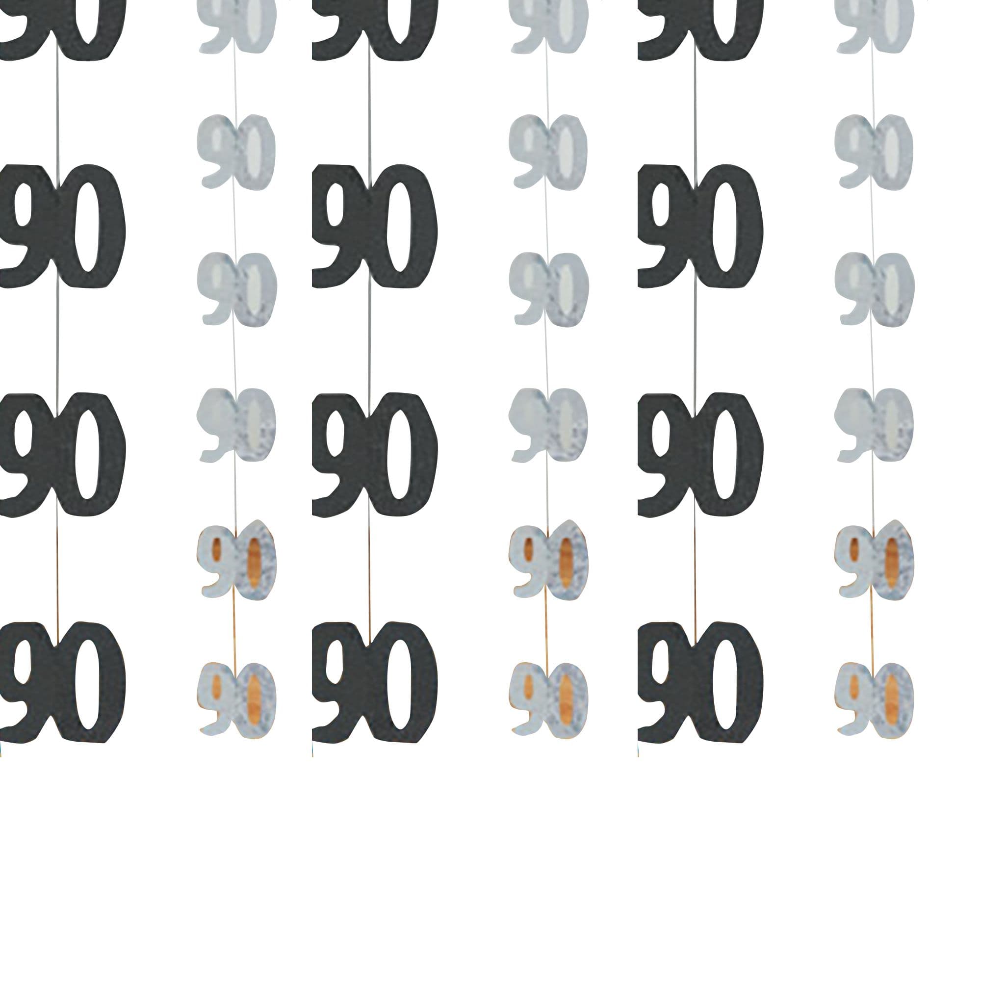 90th Birthday Anniversary Hanging String Decorations