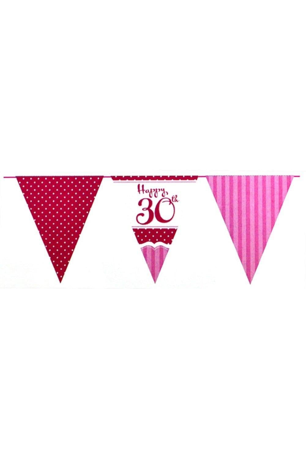 Perfectly Happy 30th Birthday Bunting