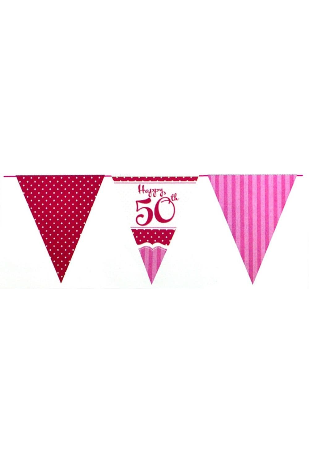 Perfectly Happy 50th Birthday Bunting