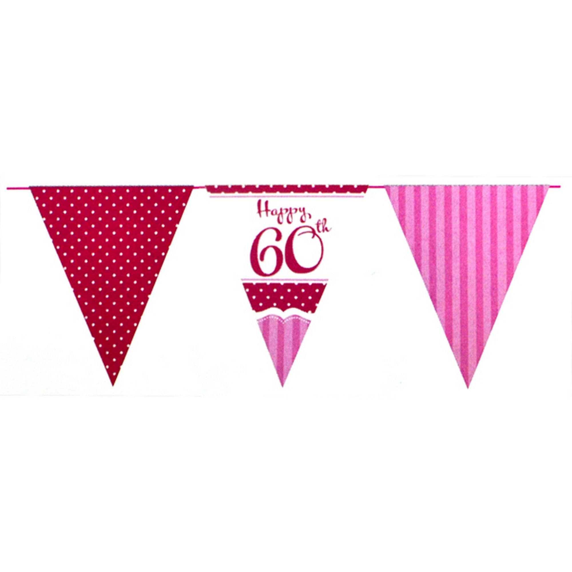 Happy 60th Birthday Bunting