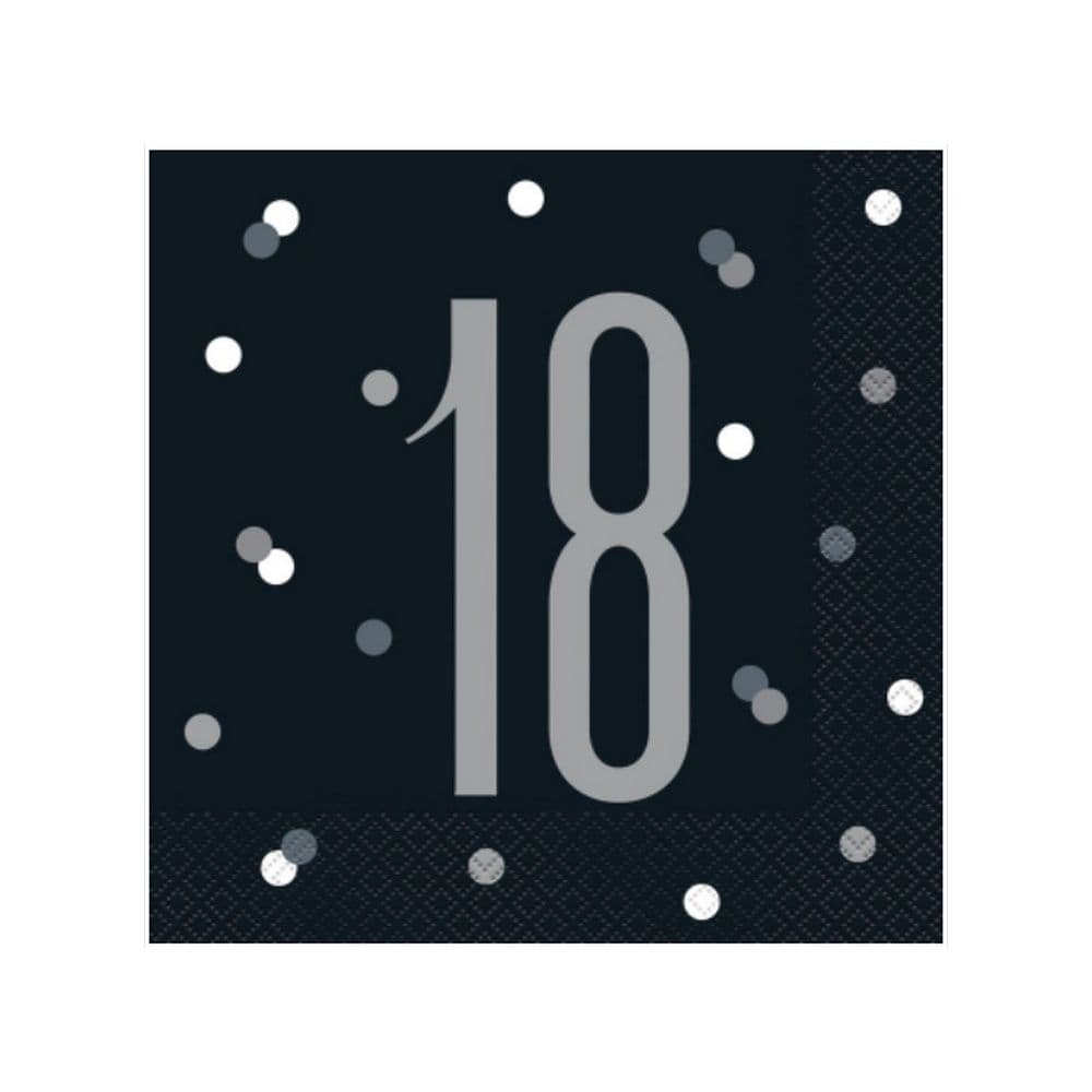 Glitz 18th Birthday Napkins