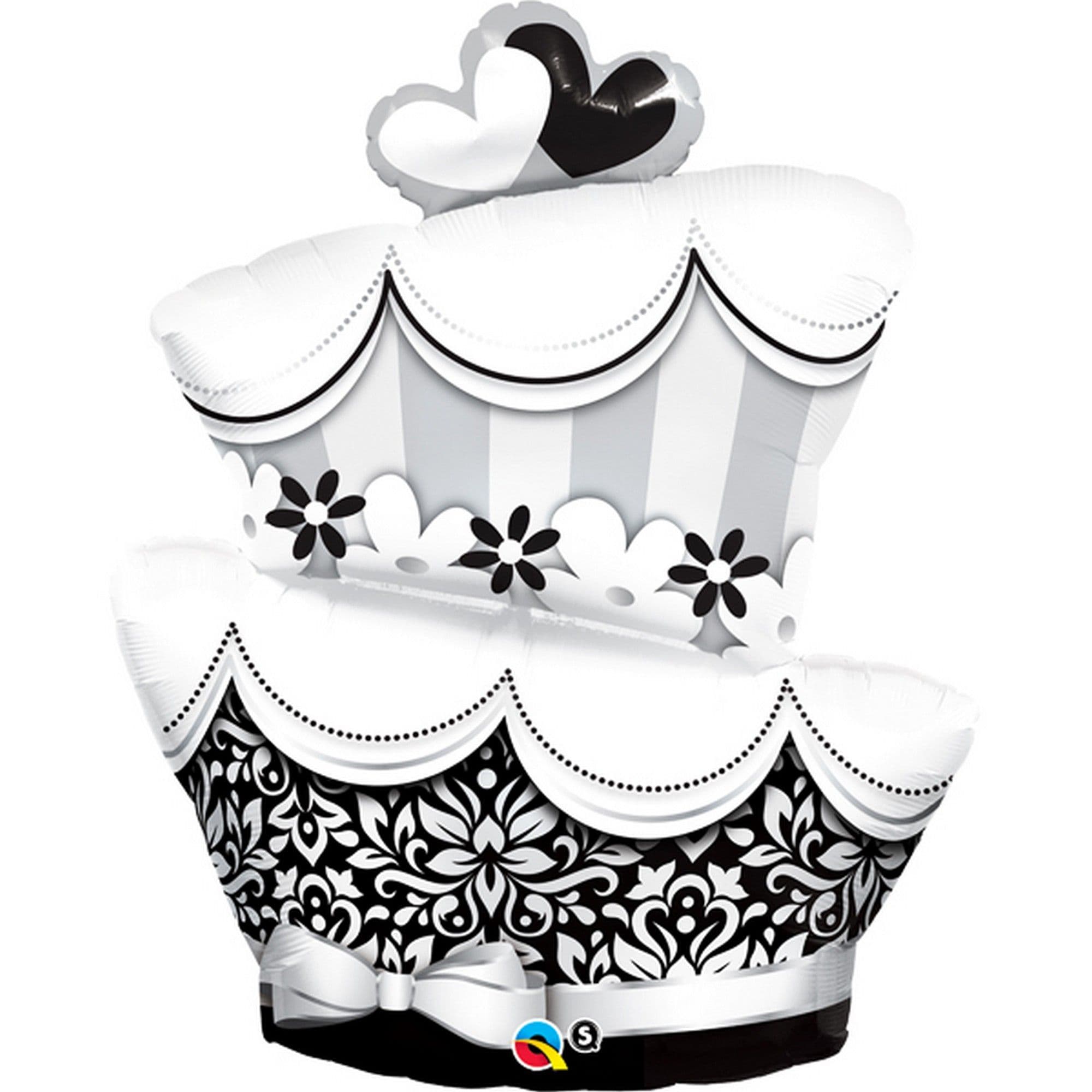 41 Inch Wedding Cake Shaped Foil Balloon