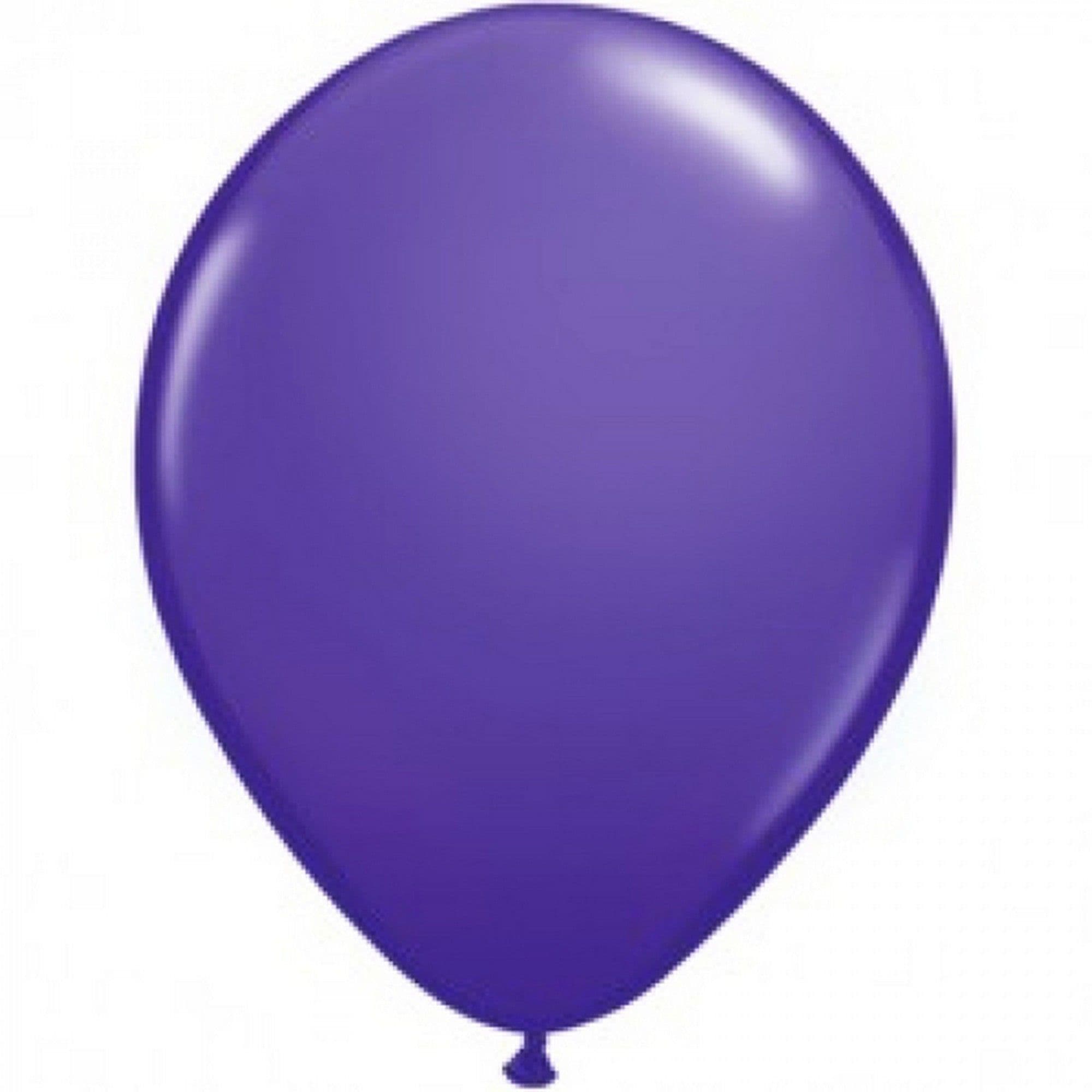 5 Inch Plain Violet Latex Party Balloons