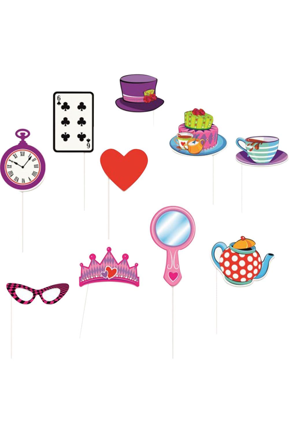 Birthday Tea Photo Booth Props
