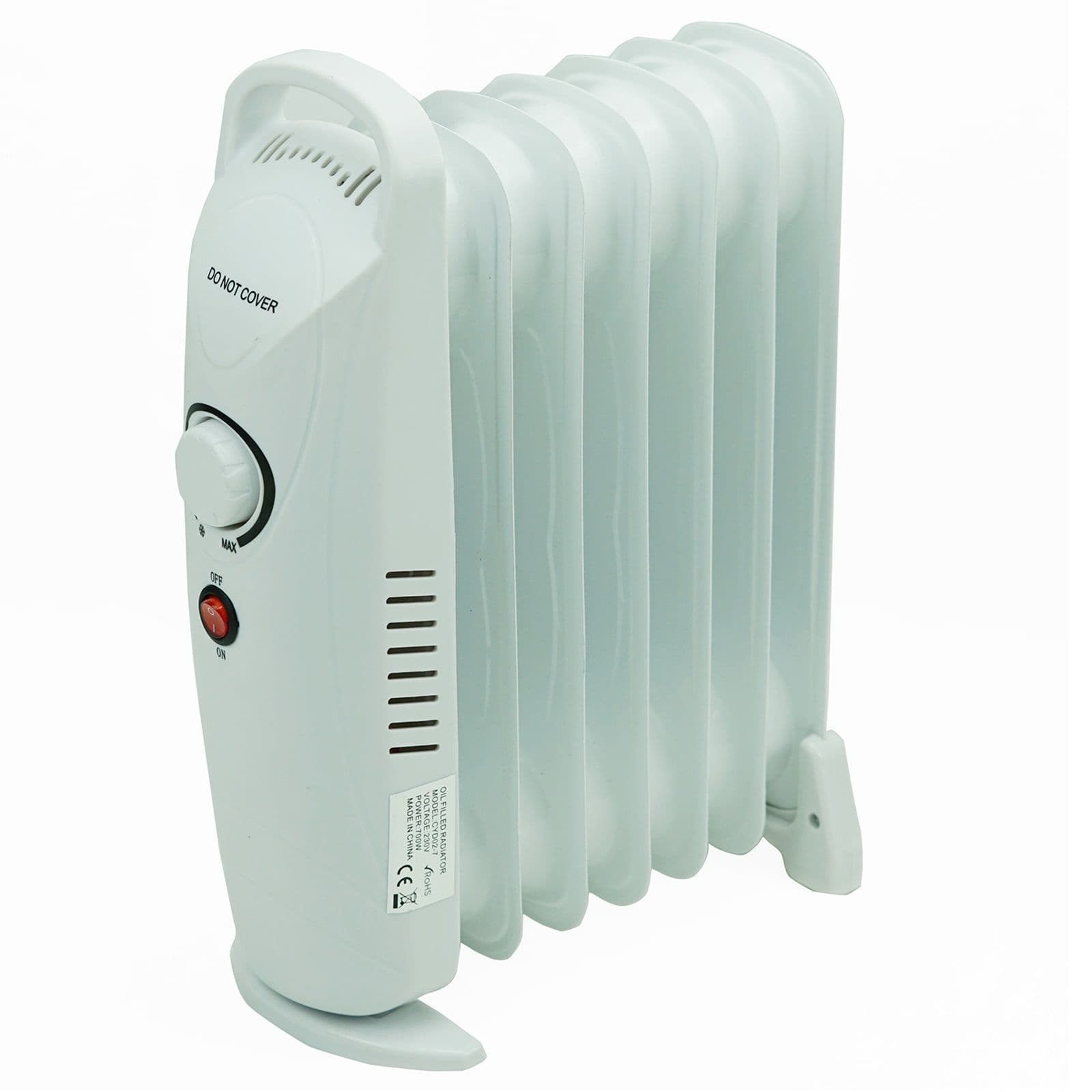 Electric Portable 7 Fin Oil Filled Radiator Heater