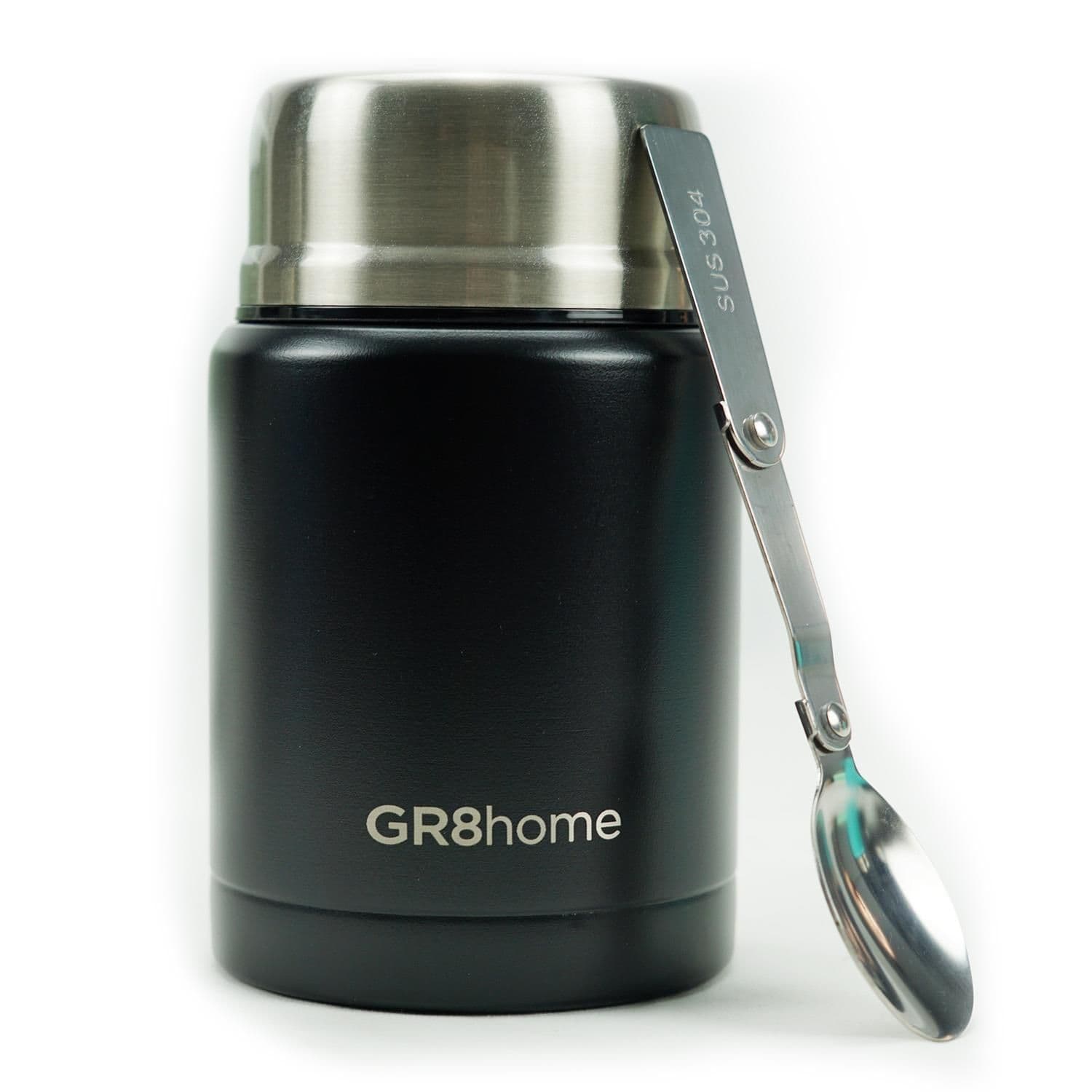 Stainless Steel Insulated Vacuum Food Flask Spoon