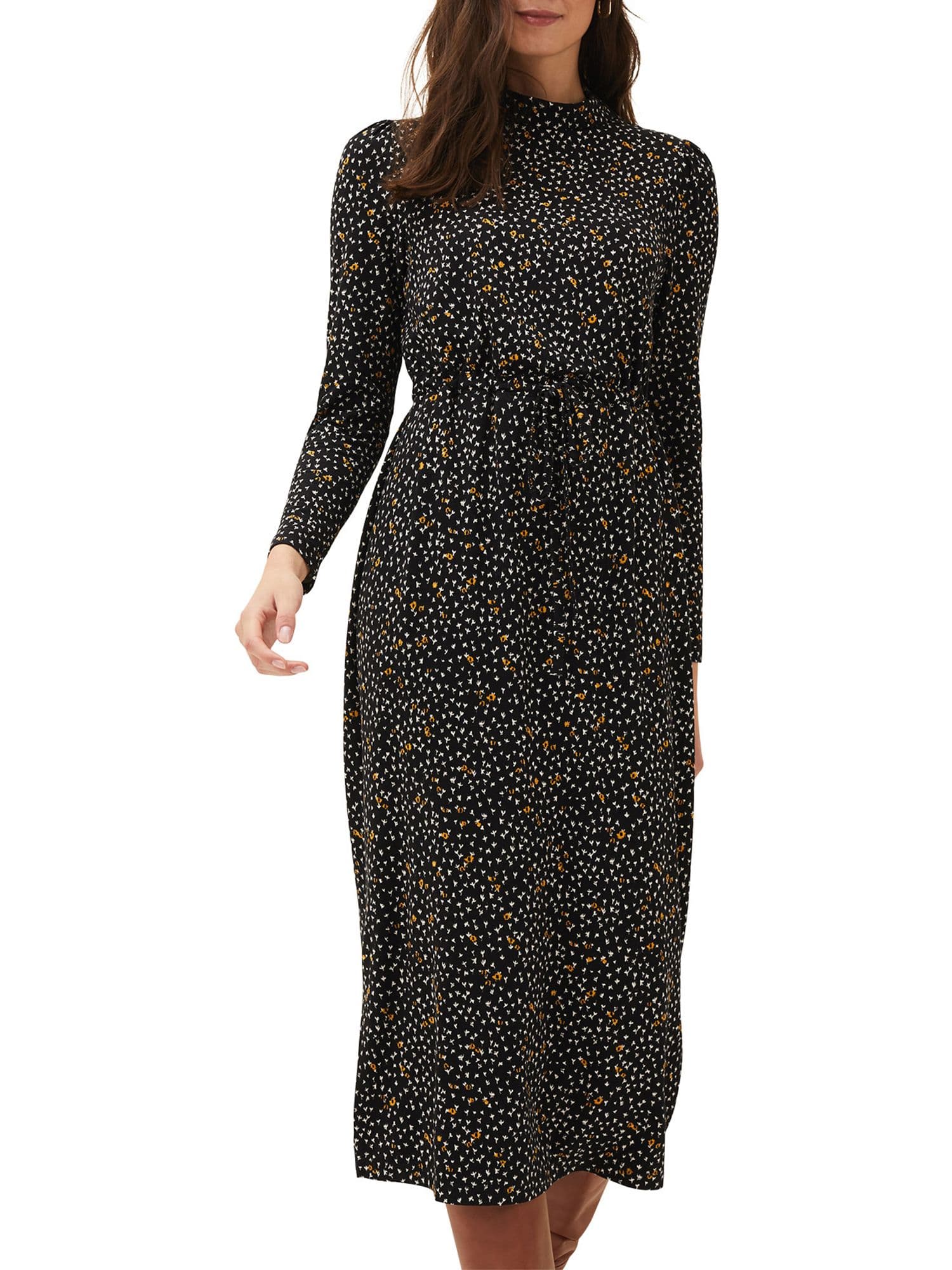 Sallie Ditsy Floral Jersey Dress