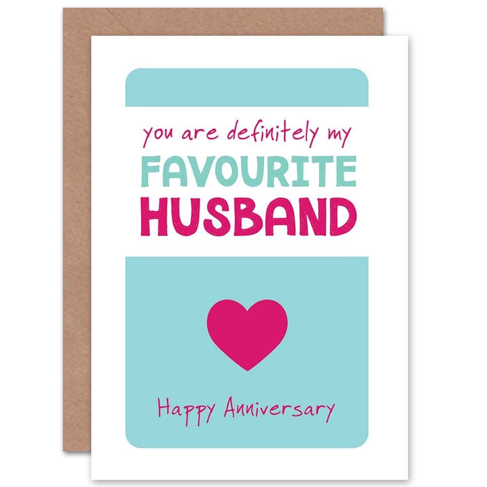 Favourite Husband Greetings Card