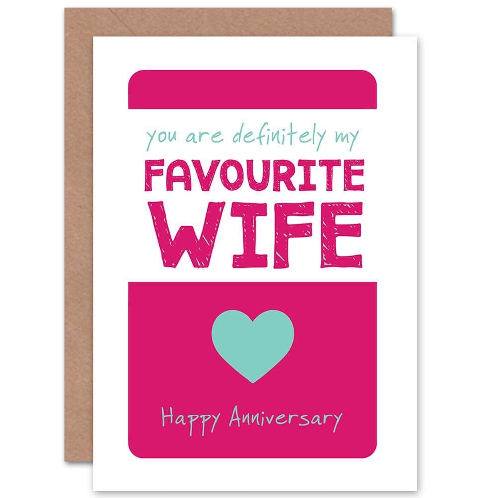 Favourite Wife Greetings Card