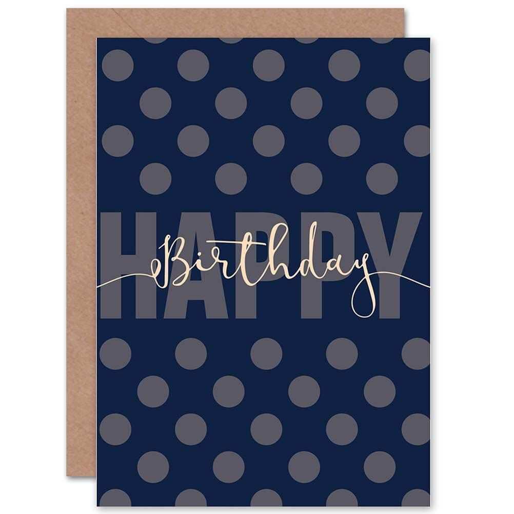 Polka Dot Birthday Greetings Card