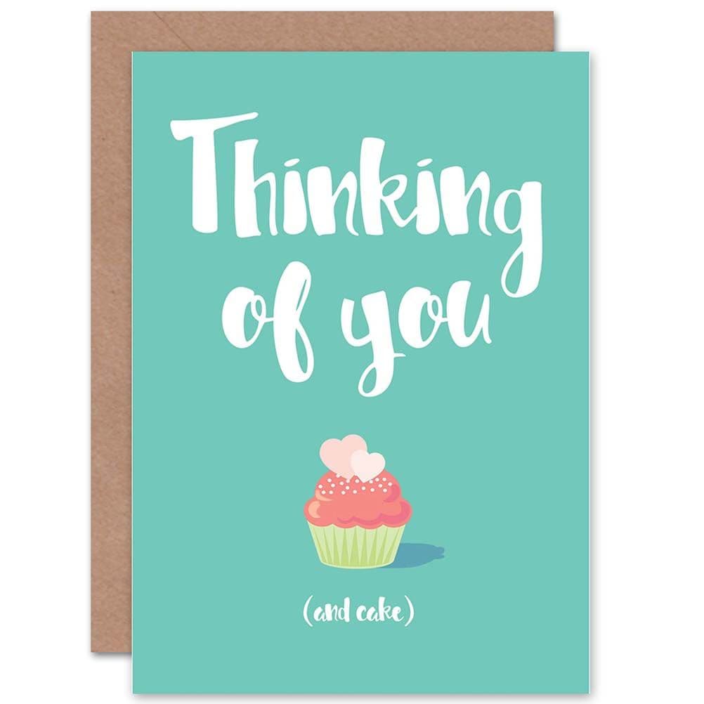 Friendship Thinking Of Cake Greetings Card