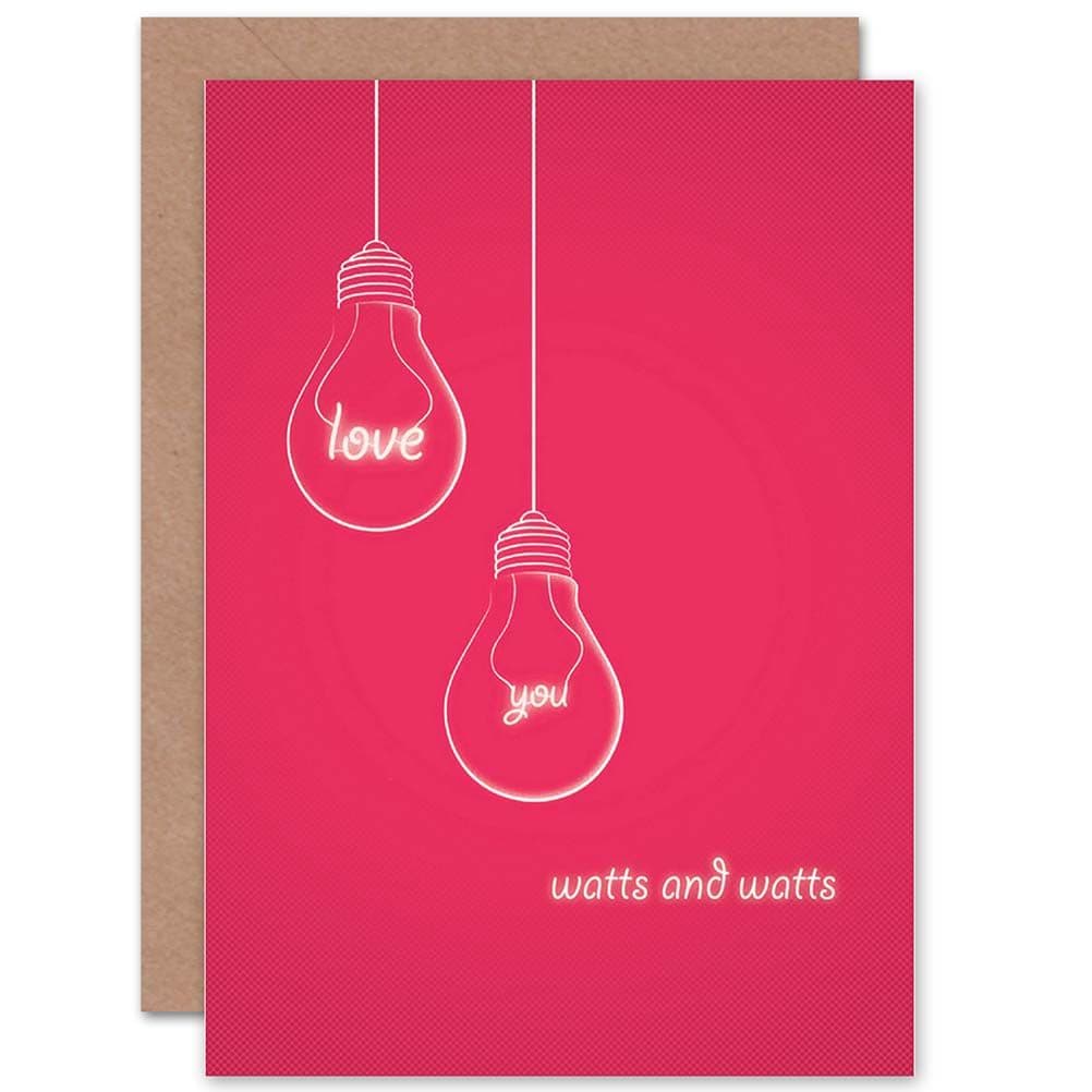 Love You Watts Watts Greetings Card