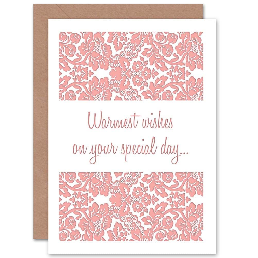 Wedding Celebration Warmest Special Day Greetings Card