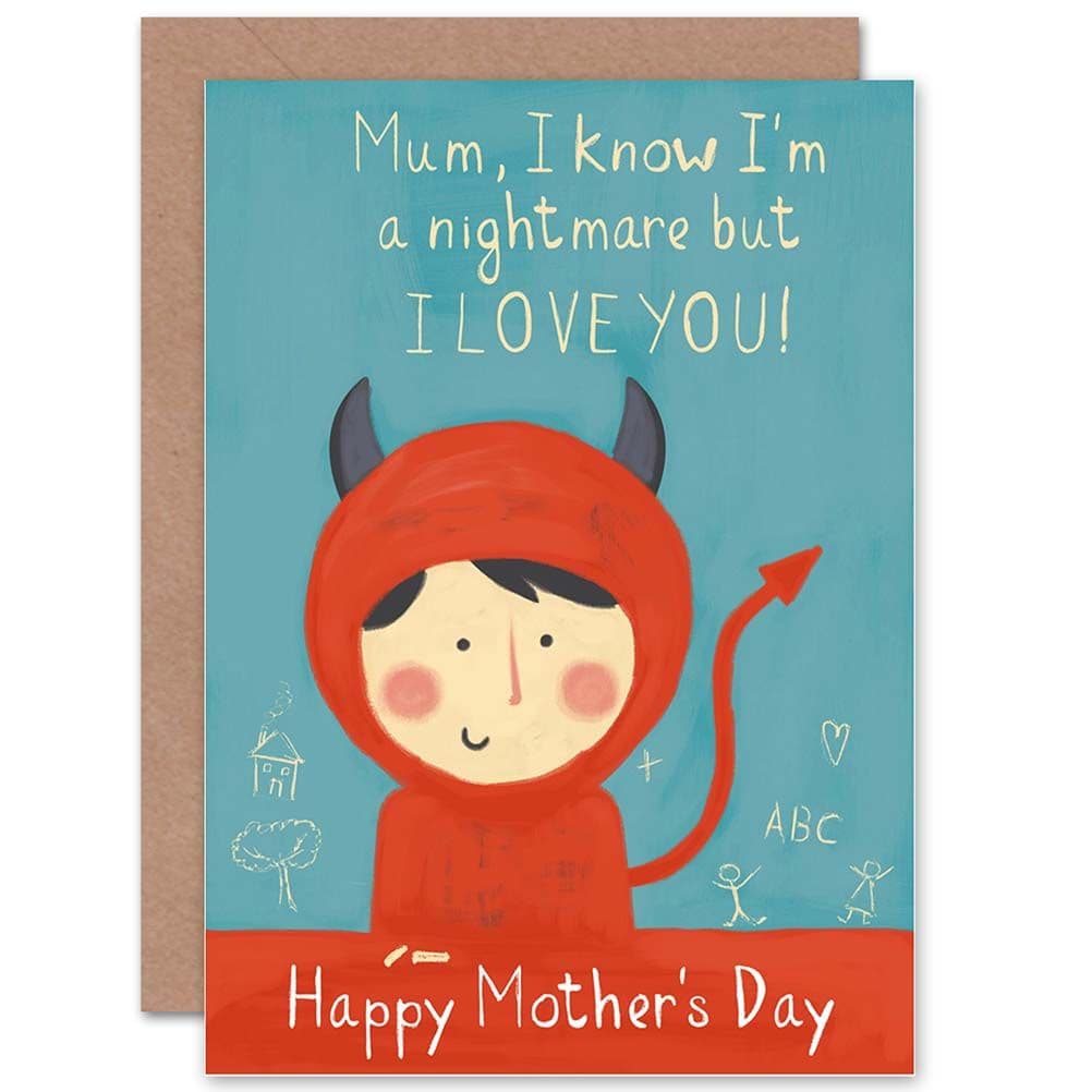 Little Devil Greetings Card