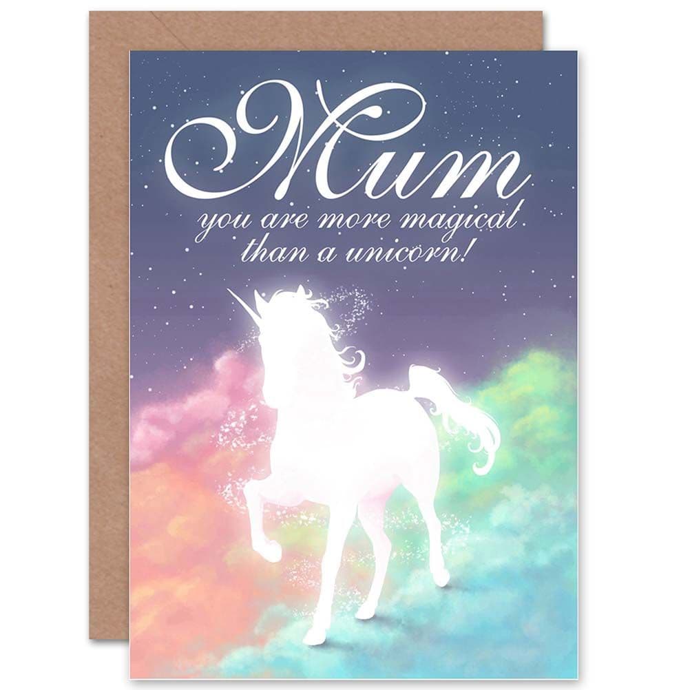 Mum Unicorn Magic Greetings Card