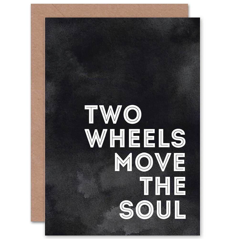 Two Wheels Move Soul Cycling Greetings Card