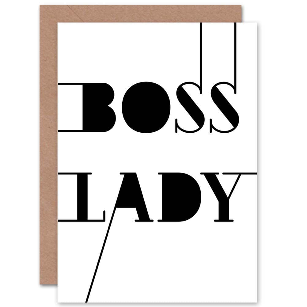 Boss Extended Lines Greetings Card