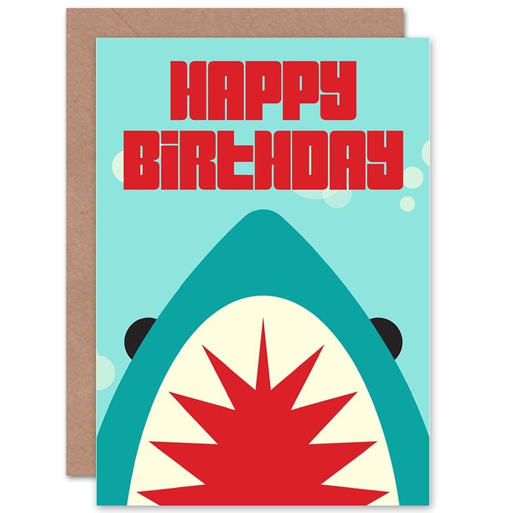 Shark Attack Greetings Card