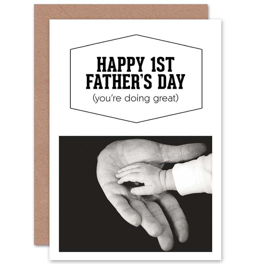 First Fathers Day Greetings Card