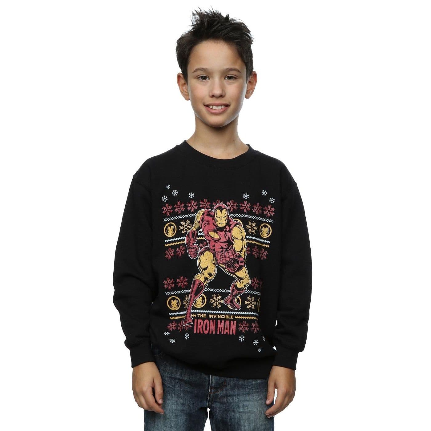 Iron Man Fair Isle Christmas Sweatshirt