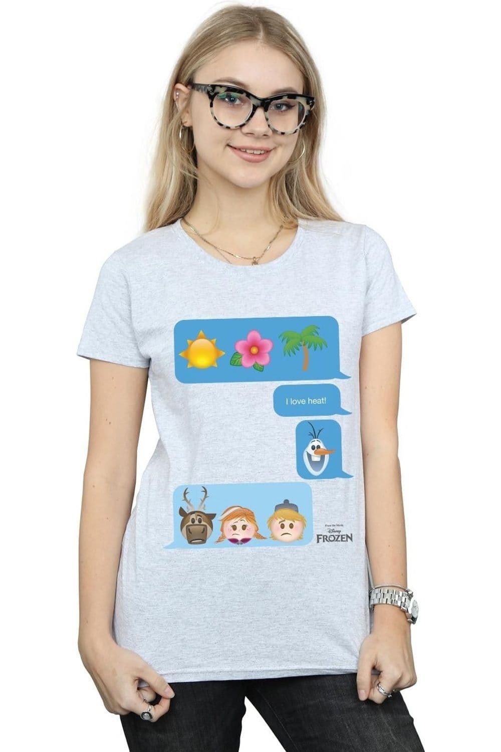 Frozen I Love Heat Cotton T Shirt