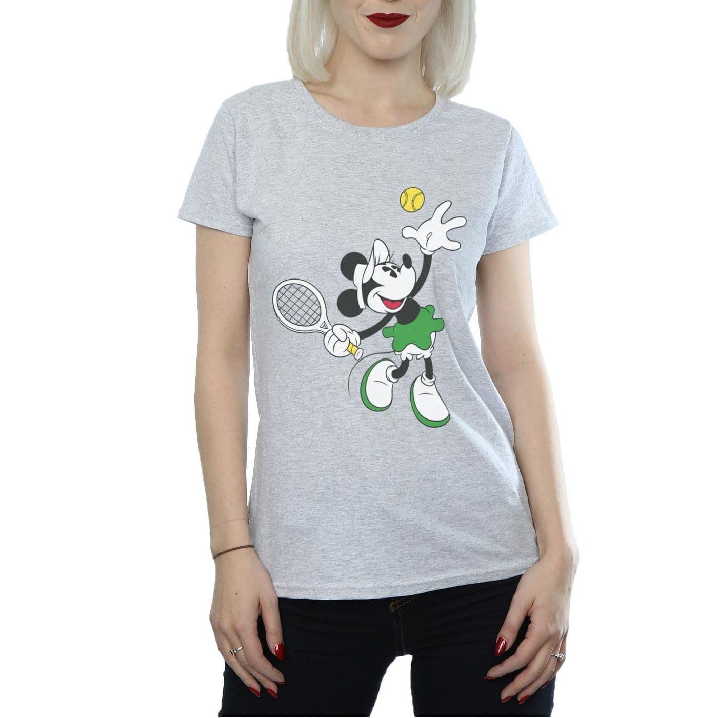 Mickey Mouse Tennis Cotton T Shirt