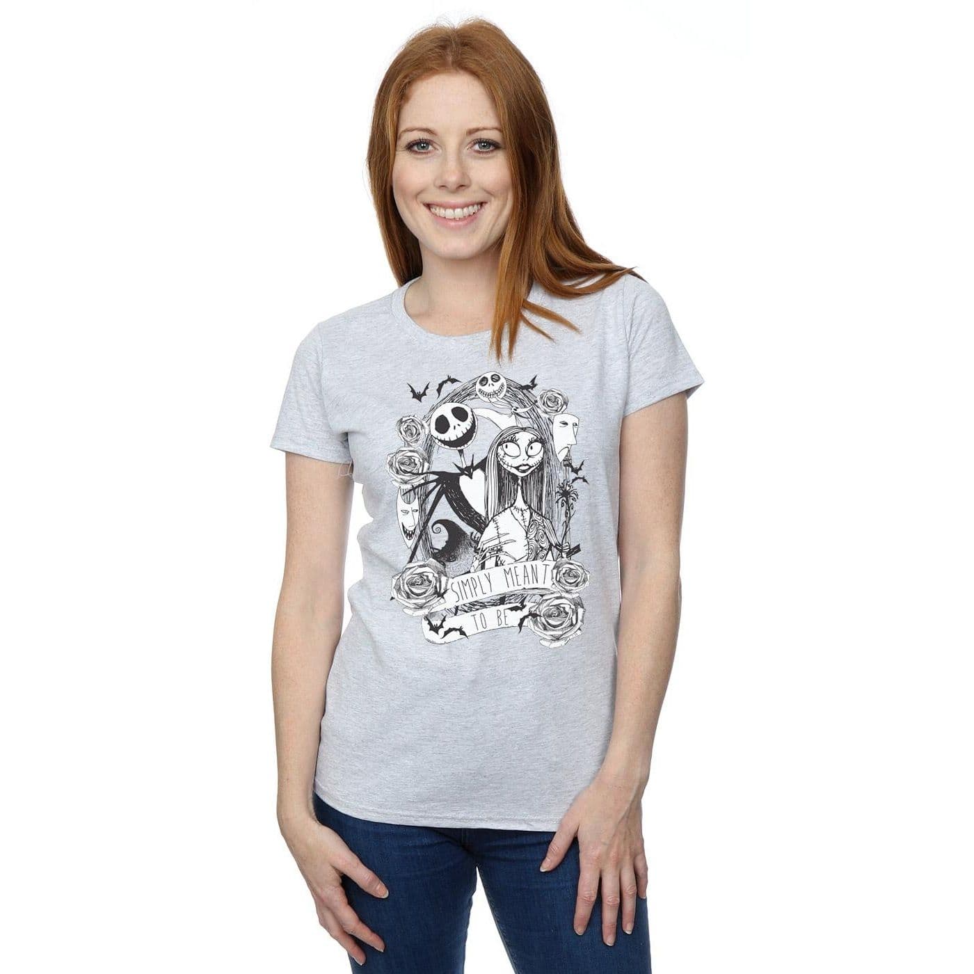 Nightmare Before Christmas Simply Meant To Be Cotton T Shirt