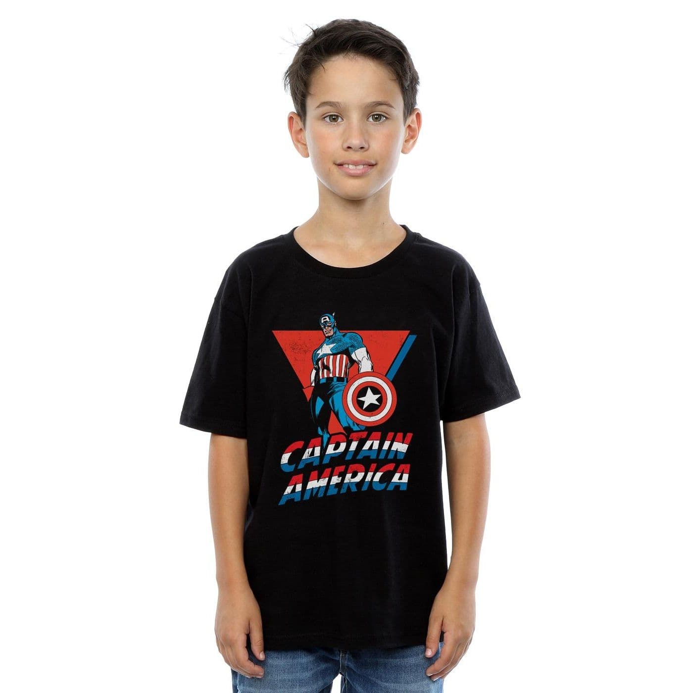 Captain America Standing T Shirt