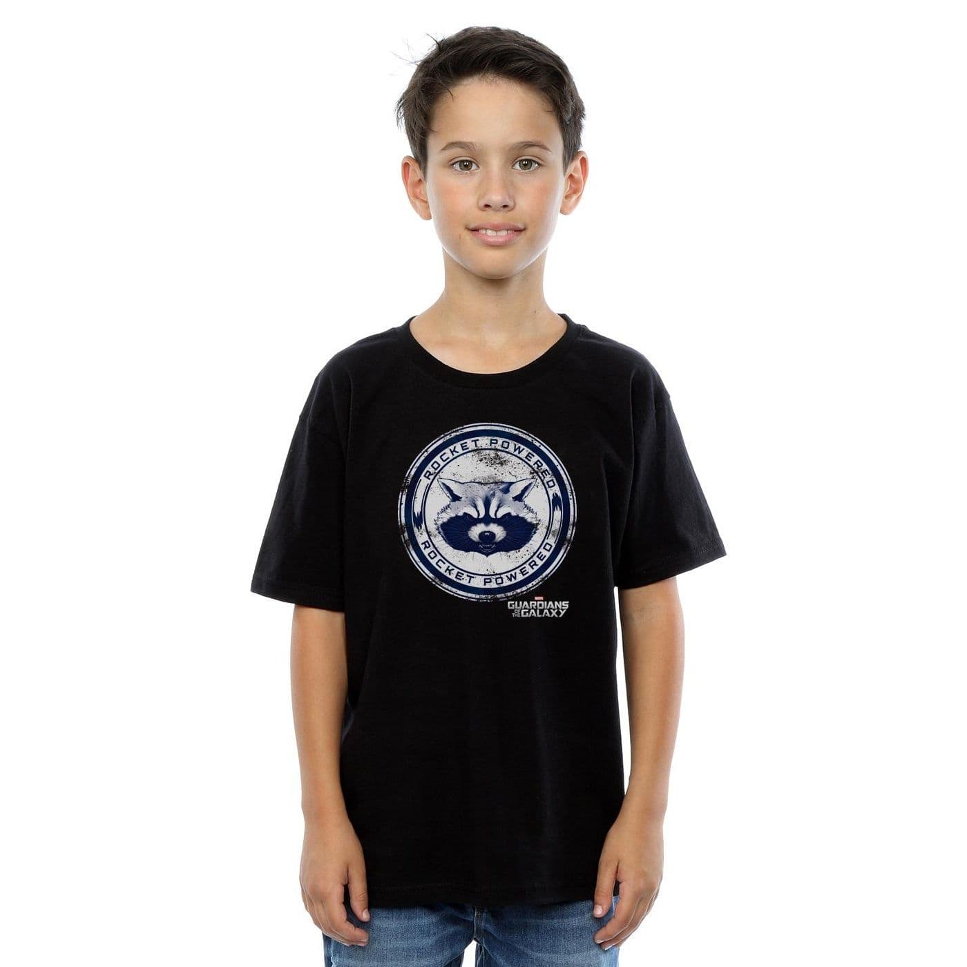 Guardians Galaxy Rocket Powered T Shirt