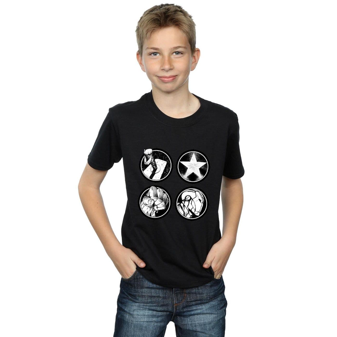 Avengers Main Logos T Shirt