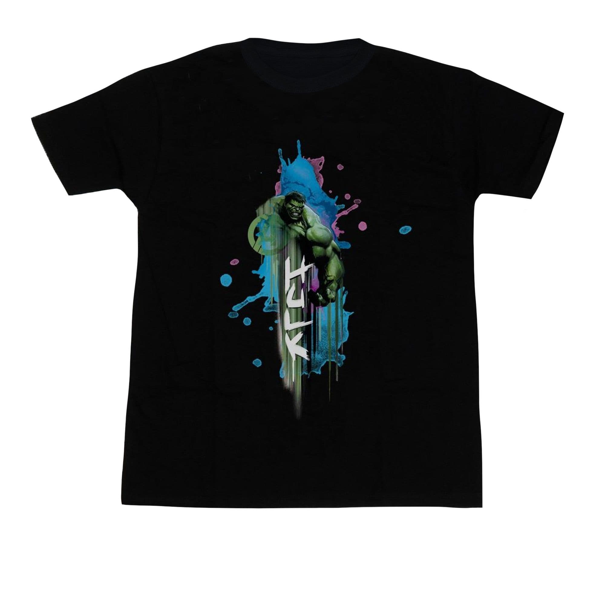 Avengers Hulk Art Burst Symbol T Shirt