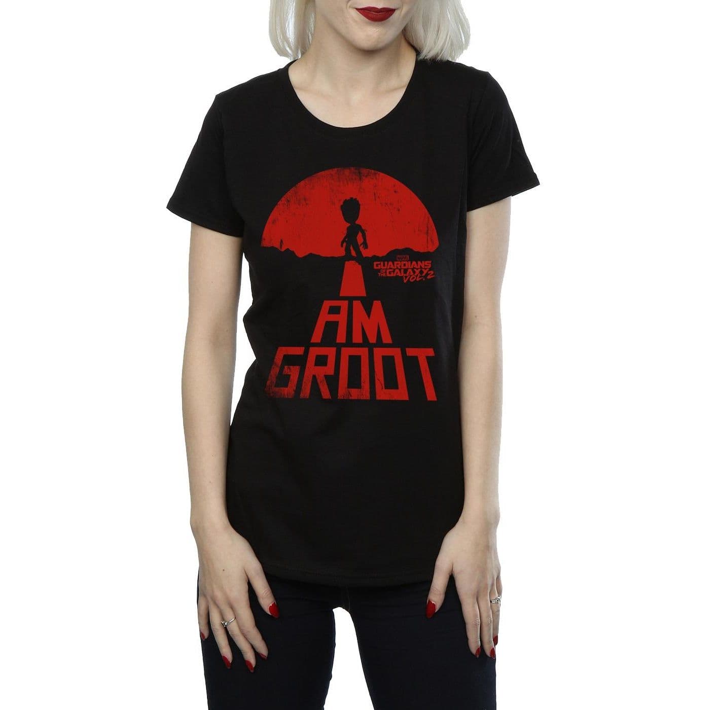 Guardians Galaxy I Am Groot Cotton T Shirt