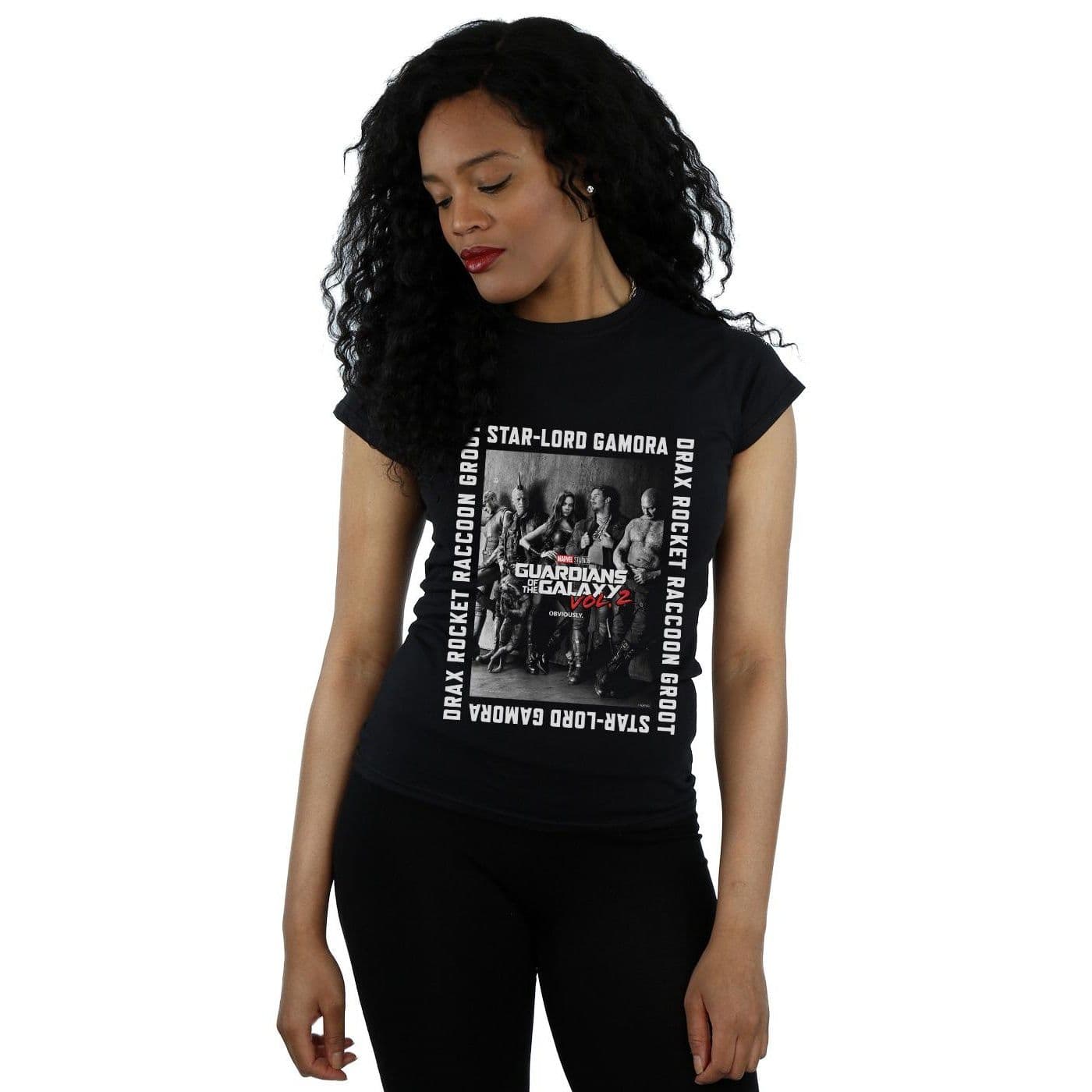 Guardians Galaxy Framed Poster Cotton T Shirt