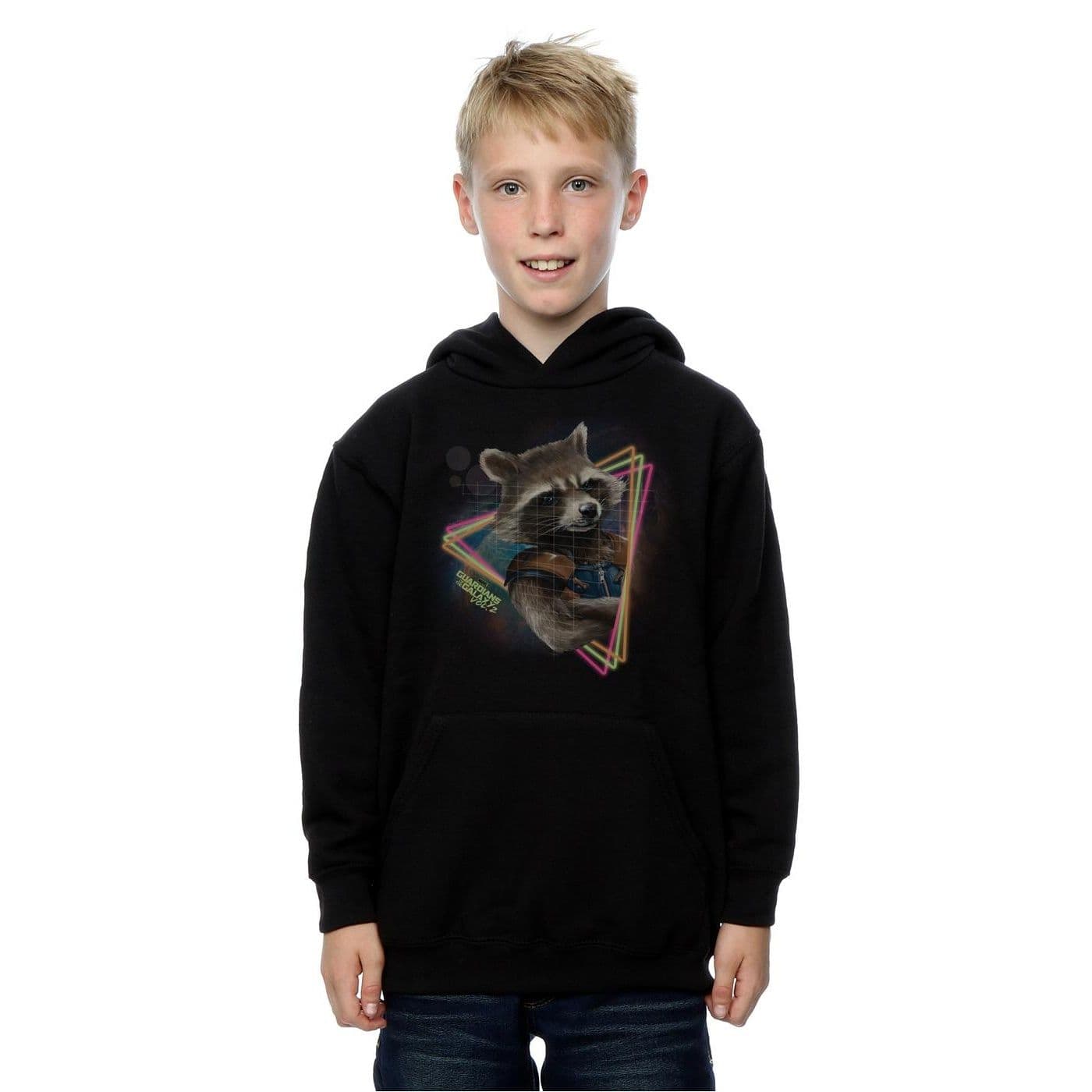 Guardians Galaxy Neon Rocket Hoodie
