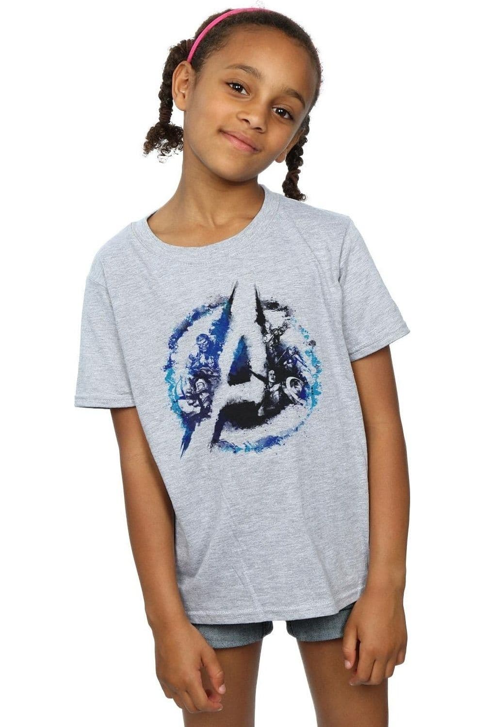 Avengers Flared Logo Cotton T Shirt