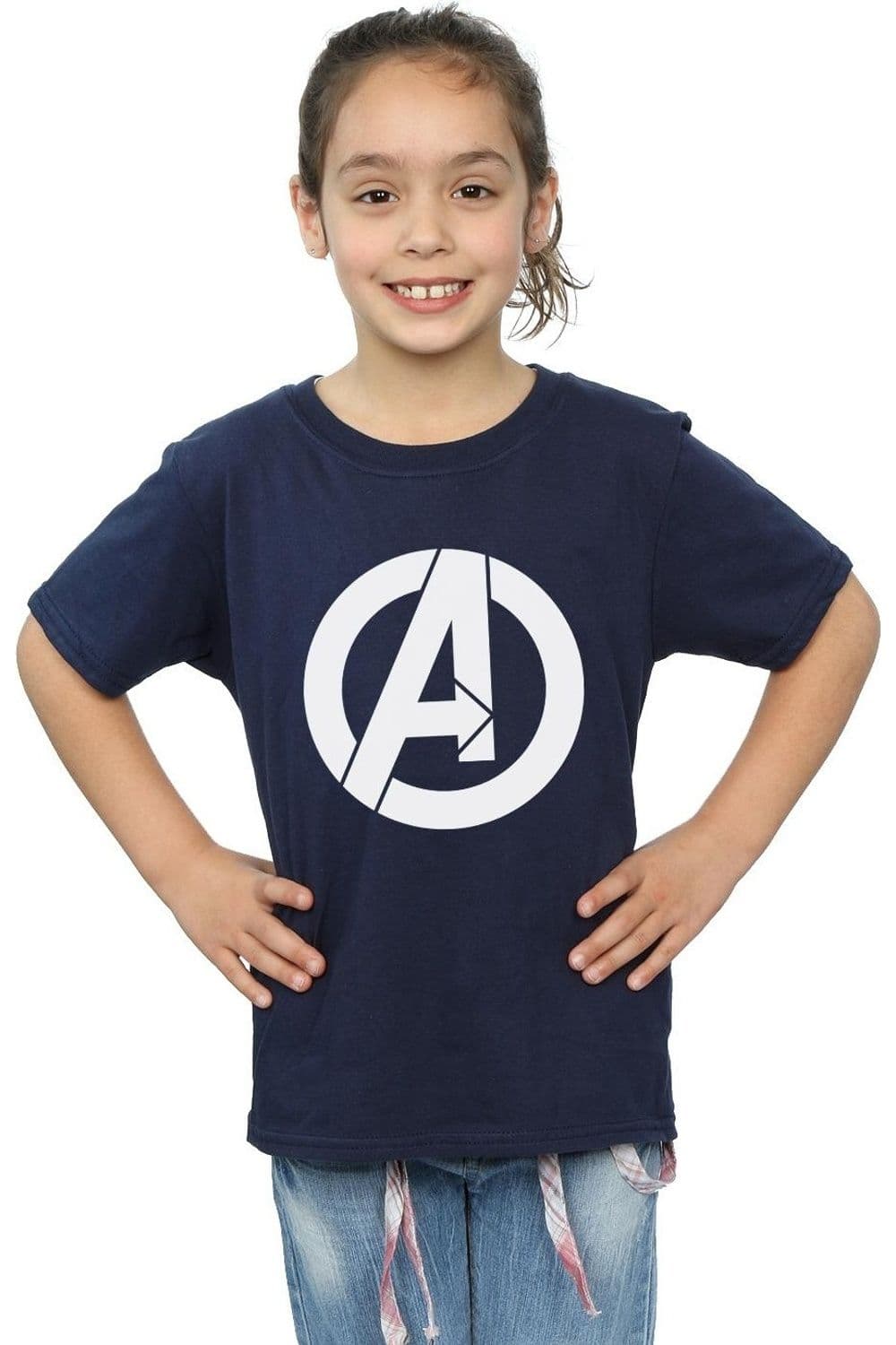 Avengers Simple Logo Cotton T Shirt