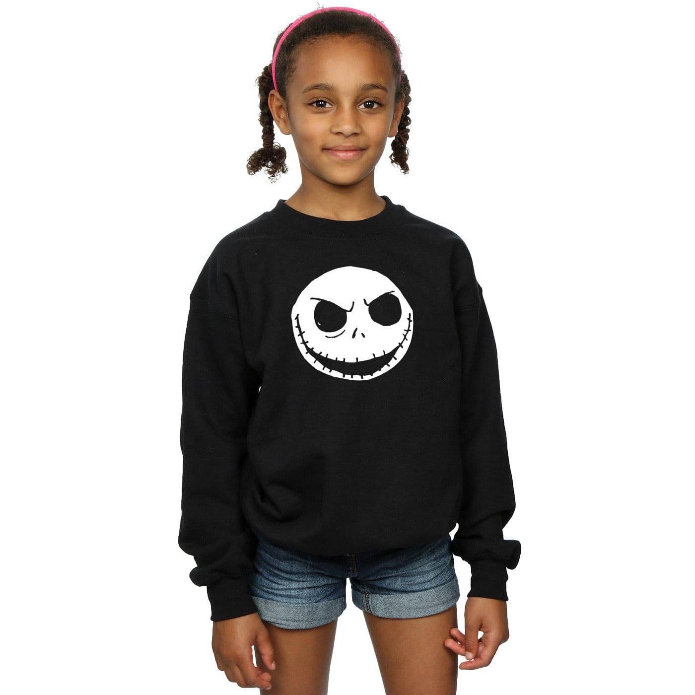 Nightmare Before Christmas Jack Skellington Face Sweatshirt
