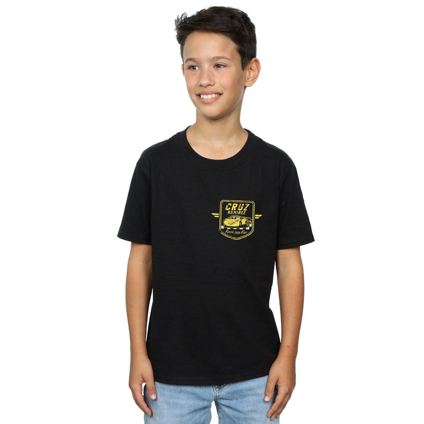 Cars Cruz Ramirez Faux Pocket Logo T Shirt